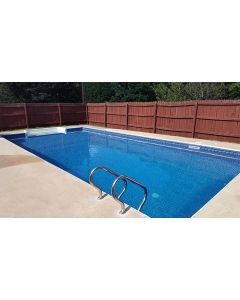 Silver Kingsford Tile Light Blue Diffusion Floor Inground Liner by Freetime Fun 27 MIL