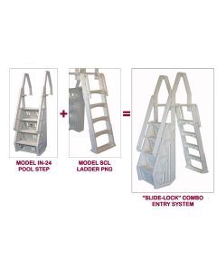 Slide &amp; Lock Combo Ladder - Model SCL (Taupe Only) 