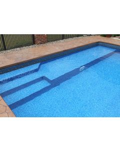 South Beach with Aurora Inground Pool Liner 27/20 MIL. - Clearance - By Latham
