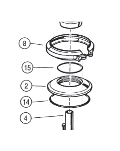 Valve/Tank Adaptor for Lomart Spectra 3