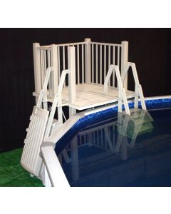 Vinyl Works 5 X 5 Resin Pool Deck Model SD - Taupe