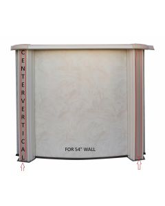 Whispering Wind Two Vertical Center Section - 54" Oval and Round Pools (580-2301) 