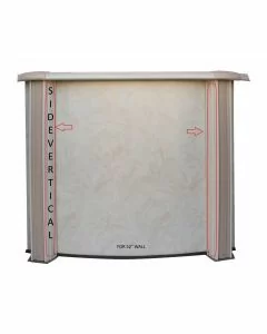 Whispering Wind Two Vertical Side - 52" Oval and Round Pools (580-2088) 