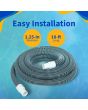 1.25 " x 18 ft' Vacuum Hose for Above Ground Pools 