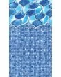 15x33 Oval 48" wall Rolling Cubes Standard beaded 20 gauge liner 