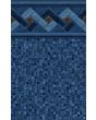 12' Round Mountain 54" wall J-Hook/Unibead 20 gauge liner 