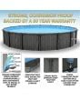 12' x 24' Oval Cool Pool™ 54” Deep Above Ground Pool Package