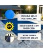 14' x 28' w/ 4'x8' Center End Step"Gorilla" Blue Solid In-Ground Pools w/Drain