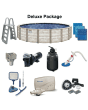 15' Round 52" Wall Durango Premium Salt Friendly Pool Package