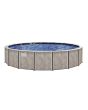18' Round 52" Wall Ashwood Resin Pool Package