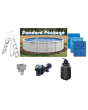 18' Round Silver Sea Premium Salt Friendly Pool Package 