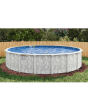 21' Round Silver Sea Premium Salt Friendly Pool Package 