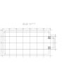 18'x36' Rectangle w/ 4'x8' Center End Step HPI Yard Guard Standard Mesh 90% Safety Cover 