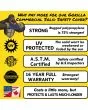 20' x 40' w/ 4'x8' Center End Step"Gorilla" Blue Solid In-Ground Pools w/Drain