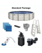21'x41' Oval 52" Wall Durango Premium Salt Friendly Pool Package
