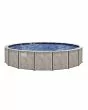 27' Round 52" Wall Ashwood Resin Pool Package