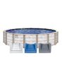 12' x 24' Oval 52" Wall Durango Premium Salt Friendly With In-Step Pool Package