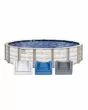 24' Round 52" Wall Durango Premium Salt Friendly With In-Step Pool Package