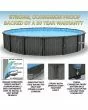 24' Round Cool Pool™ 54” Deep Above Ground Pool Package 