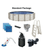 27' Round 52" Wall Durango Premium Salt Friendly Pool Package 