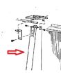  52" Side Support Vertical - Silvertone - 580-2074 