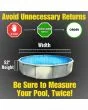 Azure Peak Esther Williams 20 MIL Premium Liner Round Pools 