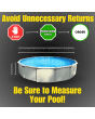 Azure Peak Multi-Bead 20 MIL Premium Above Ground Oval Pools 