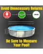 Azure Peak Multi-Bead 20 MIL Premium Above Ground Oval Pools 