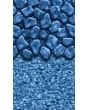 Boulder Swirl - 12X20 Kayak Style l Pool Liner 25 Gauge with Standard Bead