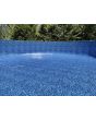 Boulder Swirl Aqua Leader beaded Round 