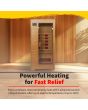 Buena Vista 1-2 Person Hemlock Infrared Sauna with 3 Ceramic Heaters - SA2400 