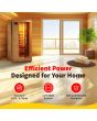 Buena Vista 1-2 Person Hemlock Infrared Sauna with 3 Ceramic Heaters - SA2400 
