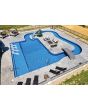 Cayman with Mystic Light Blue Inground Pool Liner 27 mil  