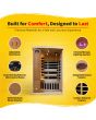 Coronado 2-Person Hemlock Deluxe Infrared Sauna with 6 Carbon Heaters - SA2409