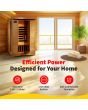 Coronado 2-Person Hemlock Deluxe Infrared Sauna with 6 Carbon Heaters - SA2409