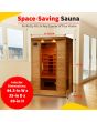 Coronado 2-Person Hemlock Infrared Sauna with 5 Ceramic Heaters - SA2406 