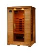 Coronado 2-Person Hemlock Infrared Sauna with 5 Ceramic Heaters - SA2406 