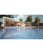 Disco Pearl Borderless Shimmer Stone Inground Pool Liner 27 mil. 