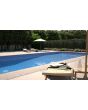 Disco Pearl Borderless Shimmer Stone Inground Pool Liner 27 mil. 