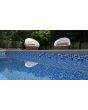Disco Pearl Borderless Shimmer Stone Inground Pool Liner 27 mil. 