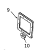 Embassy Lower Faceplate U-Gasket - 307-1030  