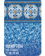 Hampton with Seaglass Inground Pool Liner availabe in 27 or 20 mil 
