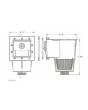Hayward SP1091LX Dyna-Skim Above-Ground Pool Skimmer and Accessory Kit  