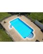 Island Wave with Terrazo Caribbean Inground Pool Liner 27 & 20 mil. 