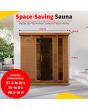 Klondike 4-Person Cedar Infrared Sauna with 9 Heaters - SA1318