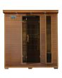 Klondike 4-Person Cedar Infrared Sauna with 9 Heaters - SA1318