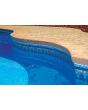 Laguna with White Pacific Inground Pool Liner available in 27 mil - Clearance by GLI