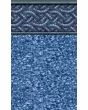 15x30 Oval 52" wall Newport J-Hook/U-Bead beaded 20 gauge liner 