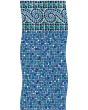 18x33 Oval 54" wall Portofino Tile J-Hook Pool Liner gauge 25 