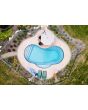 Savannah with Sandstone Tan Inground Pool Liner 27 mil.